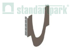 Переходник универсальный оцинкованная сталь для пескоуловителя полимербетонного H210, 61048V-П-D1