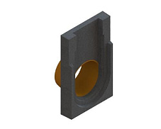 Заглушка торцевая полимербетонная для блока монолитного с водоотводом 67019-09 - Стандартпарк, рис. 4