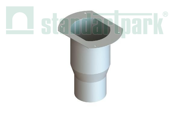 Воронка водоотводная DN200 для лотка полимербетонного CompoMax DN400 6188-20.32-А - Standartparkчспмчв, рис. 1