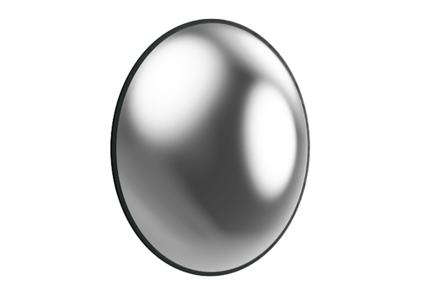 Зеркало для помещений круглое на шарнирном креплении, рис. 3