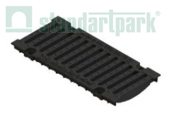 Решетка водоприемная Max щелевая чугунная ВЧ, кл.E 23305  - Стандартпарк1