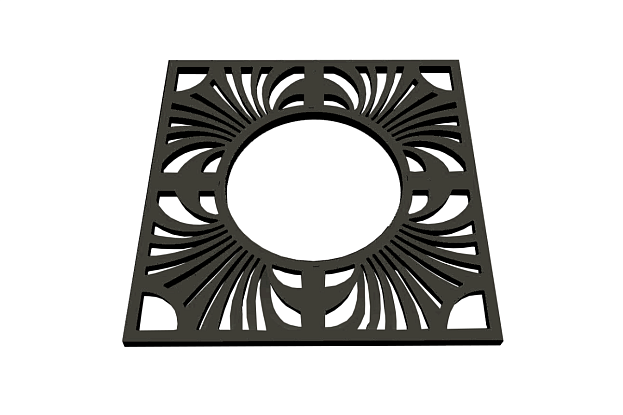 Купить Приствольная решетка композитная (черная) по выгодной цене Приствольная решетка композитная (черная), рис. 3