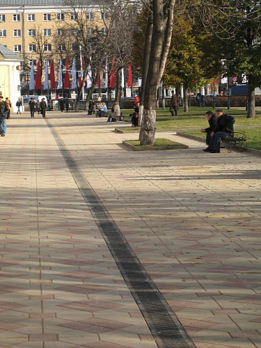 Обустройство аллеи в Рязани от Стандартпарк