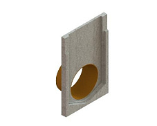 Заглушка торцевая полимербетонная для блока монолитного с водоотводом 67719-09 - Стандартпарк, рис. 3