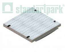 Крышка инсталляционная КИ-40.51.50-ОС-3 стальная оцинкованная 181531