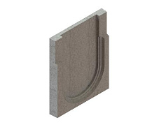 Заглушка торцевая полимербетонная для блока монолитного конечная 67519-4К - Стандартпарк, рис. 3