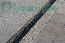 Купить Лоток водоотводный пластиковый PolyMax Basic DN100 h60 по выгодной цене Лоток водоотводный пластиковый PolyMax Basic DN100 h60 - Стандартпарк, рис. 3
