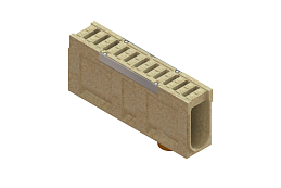 Блок монолитный водоотводный CompoMax ревизионный с решеткой полимербетонной DN150 h41 кл.E (комплект) - Стандартпарк, рис. 4