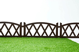 Стандартпарк предлагает Садовое ограждение «Арка» (цвет коричневый), рис. 4