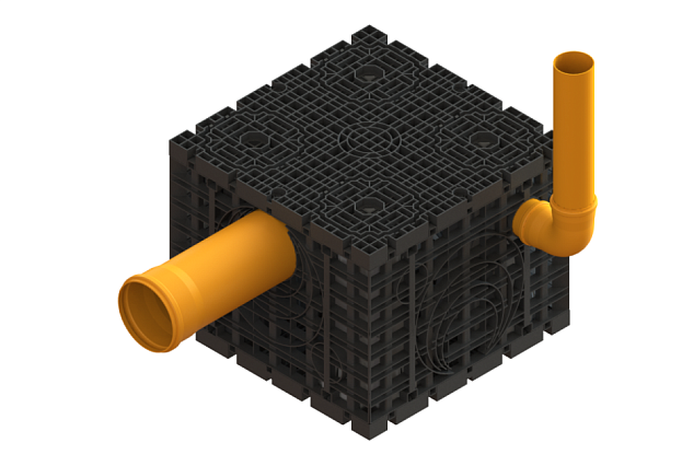 Дренажный тоннель RainBricks 300л, рис. 1