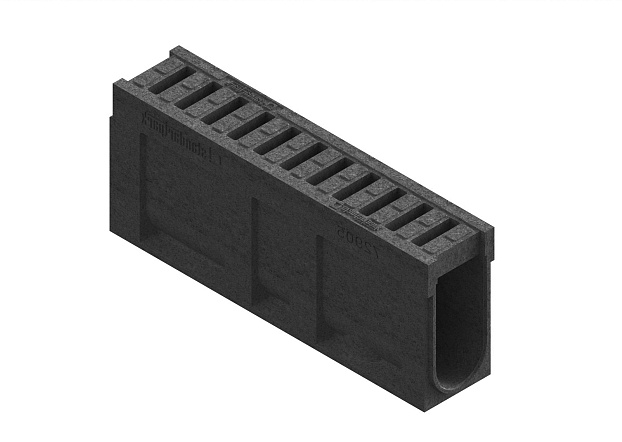 Блок монолитний водоотводной CompoMax полимербетонный DN150 h41 кл. E 72905, рис. 3