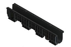 Лоток водоотводный пластиковый PolyMax Basic DN100 h200 - Стандартпарк