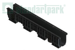 Лоток водоотводный пластиковый PolyMax Basic DN100 h200 - Стандартпарк, рис. 1