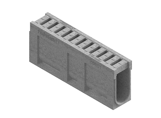 Блок монолитний водоотводной CompoMax полимербетонный DN150 h41 кл. E 72905, рис. 4