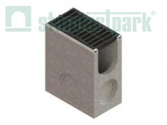 Пескоуловитель BetoMax DN200 бетонный с чугунной насадкой с защелкой с решеткой щелевой чугунной дорожной ВЧДЗ5 кл.Е (к-т) - Стандартпарк1