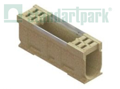 Блок монолитный водоотводный CompoMax полимербетонный ревизионный к ПУ DN200 h41 кл. Е 759558 - Стандартпарк1