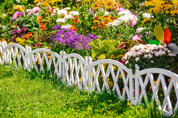 Садовое ограждение «Арка» (цвет белый), рис. 3