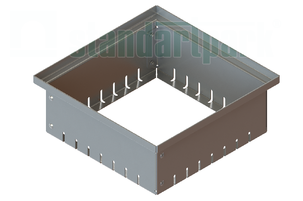 Дождеприемник для плоских кровель Steel Lite, рис. 1