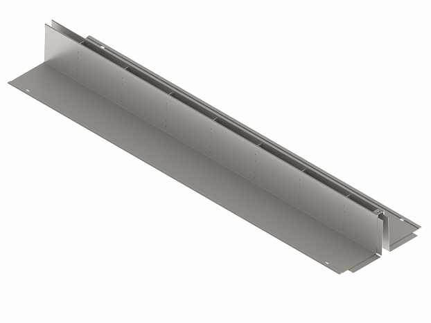 Щелевая насадка Slim Drain ТИП 1 T-образная DN200 кл. А15, рис. 2