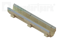 Лоток водоотводный полимербетонный CompoMax Drive DN100 h160, рис. 1