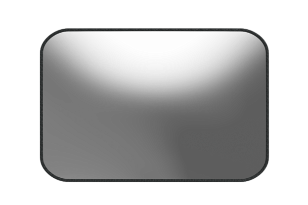 Зеркало для помещений прямоугольное на гибком кронштейне, рис. 2