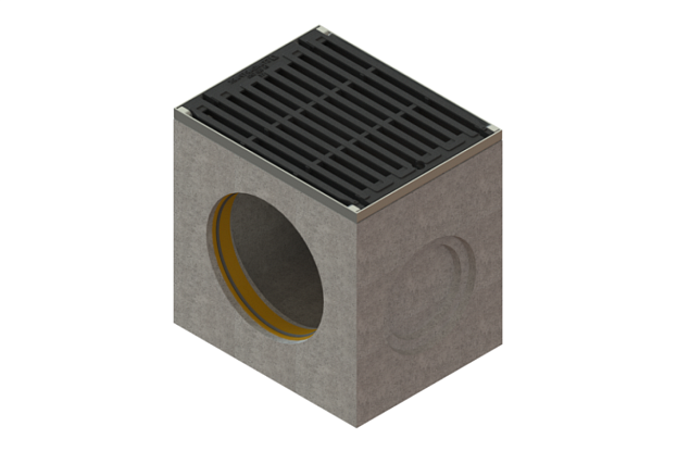 Дождеприемный колодец с решеткой BetoMax (комплект) C250 ДК-50.64.65, рис. 2