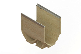 Лоток водоотводный CompoMax Drive DN300 H210-H510 V-образный полуметровый с каскадом, рис. 5