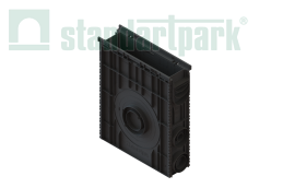 Пескоуловитель сборный пластиковый PolyMax Basic DN100 h616 высокий борт - Стандартпарк, рис. 1