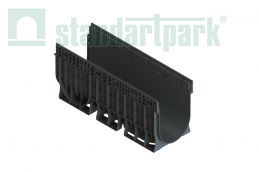 Лоток водоотводный пластиковый PolyMax Basic DN300 h460 - Стандартпарк, рис. 1