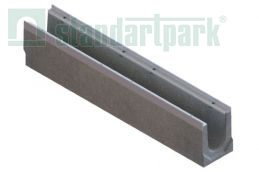 Лотки водоотводные бетонные BetoMax DN100 с внутренним уклоном h125-h230 под решетку кл. E6001