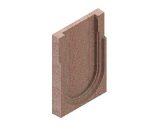 Заглушка торцевая полимербетонная для блока монолитного конечная 67219-5К - Стандартпарк, рис. 2