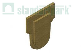 Купить Заглушка торцевая полимербетонная к лотку полимербетонному 70071 по выгодной цене Заглушка торцевая полимербетонная к лотку полимербетонному 700711