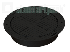 Люк чугунный тип ТМ с самонивелирующимся корпусом кл. D400 Стандартпарк, рис. 1