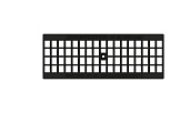 Решетка водоприемная Basic ячеистая чугунная кл. С250