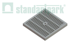 Решетка пластиковая PolyMax Basic к дождеприемнику 300x300 чёрная кл. А15 - Стандартпарк, рис. 2