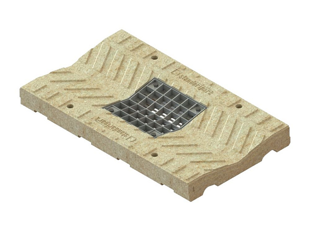 Решетка водоприемная ячеистая к лотку CompoMax DN400, рис. 2