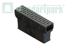 Пескоуловитель S'park пластиковый с решеткой стальной оцинкованой - Стандартпарк1