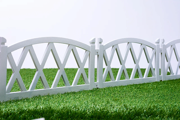 Садовое ограждение «Арка» (цвет белый), рис. 4