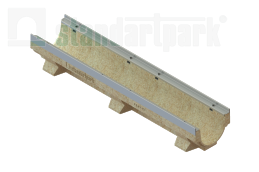 Лоток водоотводный полимербетонный CompoMax Drive DN150 h160, рис. 1