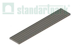 Решетка водоприемная Basic [33x11х2] ячеистая стальная оцинкованная кл. А15 - Стандартпарк1