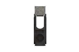 Щелевая насадка Slim Drain ревизионная серии Basic L-образная DN100 кл. А15 - Стандартпарк, рис. 2