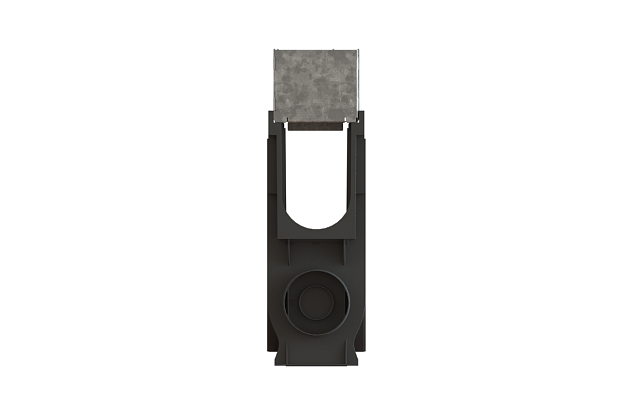 Щелевая насадка Slim Drain ревизионная серии Basic L-образная DN100 кл. А15, рис. 2