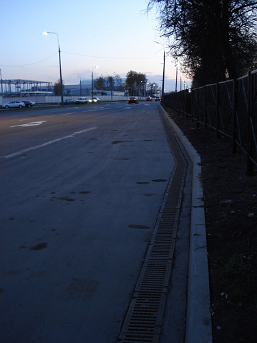 Поверхностный водоотвод Стандартпарк с автомобильных дорог