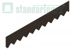 Стандартпарк предлагает Бордюр стальной прямой 1400 мм1