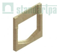 Переходник ревизионный полимербетонный конечный 67749-4К - Стандартпарк, рис. 1