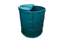 Стандартпарк предлагает Компостер садовый "Бочка" 950л, рис. 2