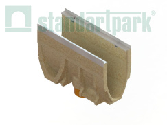 Лоток водоотводный CompoMax Drive DN150 H26 полимербетонный полуметровый кл.Е, рис. 2