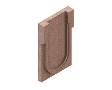 Заглушка торцевая полимербетонная для блока монолитного начальная 67019-Н - Стандартпарк, рис. 2