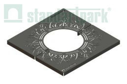 Стандартпарк предлагает Решетка приствольная стальная квадратная внутренний диаметр 600 мм1