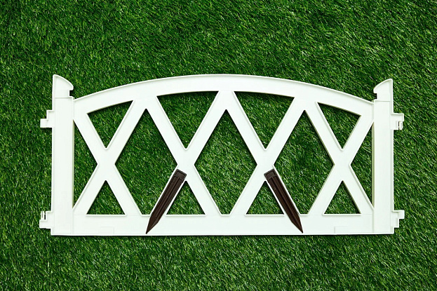 Садовое ограждение «Арка» (цвет белый), рис. 7